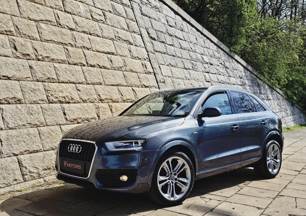 Audi Q3 cena 57700 przebieg: 239647, rok produkcji 2013 z Szczekociny małe 781